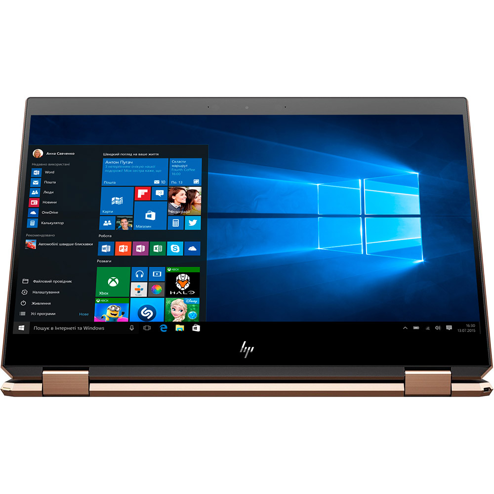 Ноутбук HP Spectre 15 x360 15-df0039ur Black/Gold (6BM06EA) Тип матриці IPS