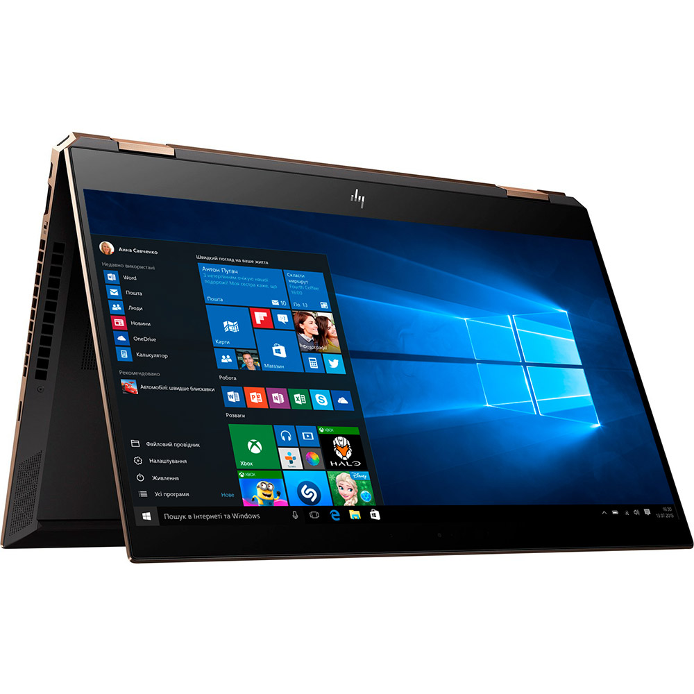 Ноутбук HP Spectre 15 x360 15-df0039ur Black/Gold (6BM06EA) Частота оновлення екрана 60 Гц