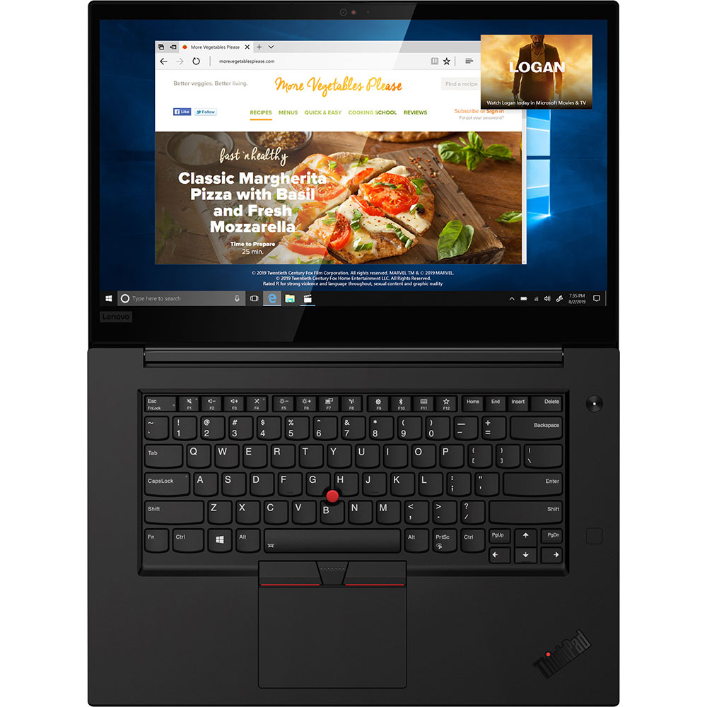 У Фокстрот Ноутбук LENOVO ThinkPad X1 Extreme 2nd Gen Black (20QV0011RT)