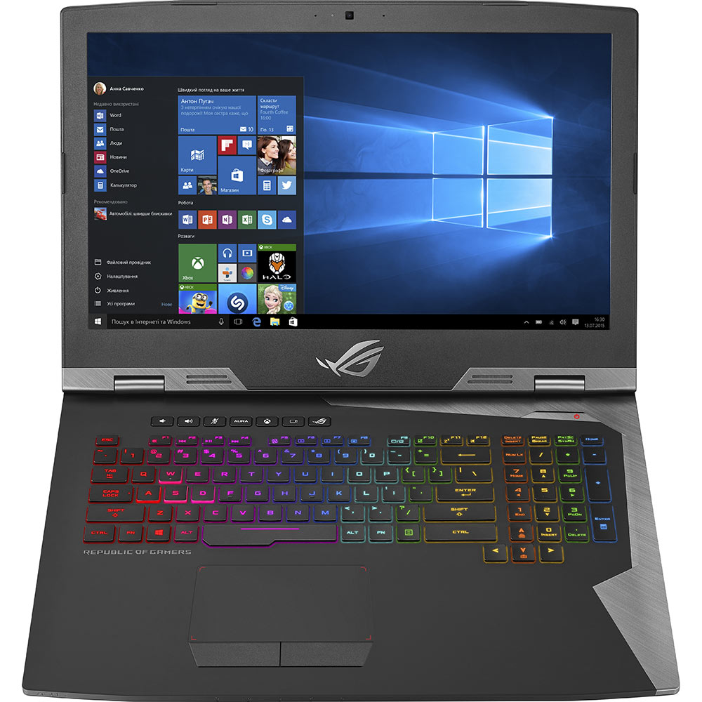 Ноутбук ASUS ROG G703GXR-EV0321R Titanium Gray (90NR02L1-M01850) Разрешение дисплея 1920 x 1080