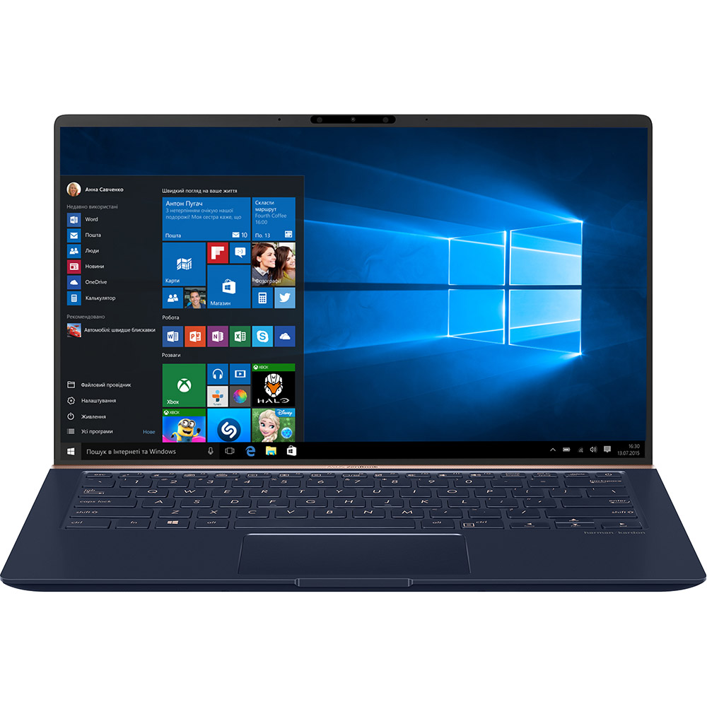 

Ноутбук ASUS ZenBook 14 UX433FLC-A5257T Royal Blue (90NB0MP5-M05300), UX433FLC-A5257T (90NB0MP5-M05300) Blue