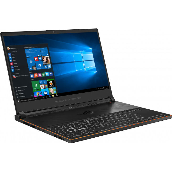 Ноутбук ASUS ROG Zephyrus S GX531GXR-AZ038T Black (90NR02G1-M01600) Тип матриці IPS