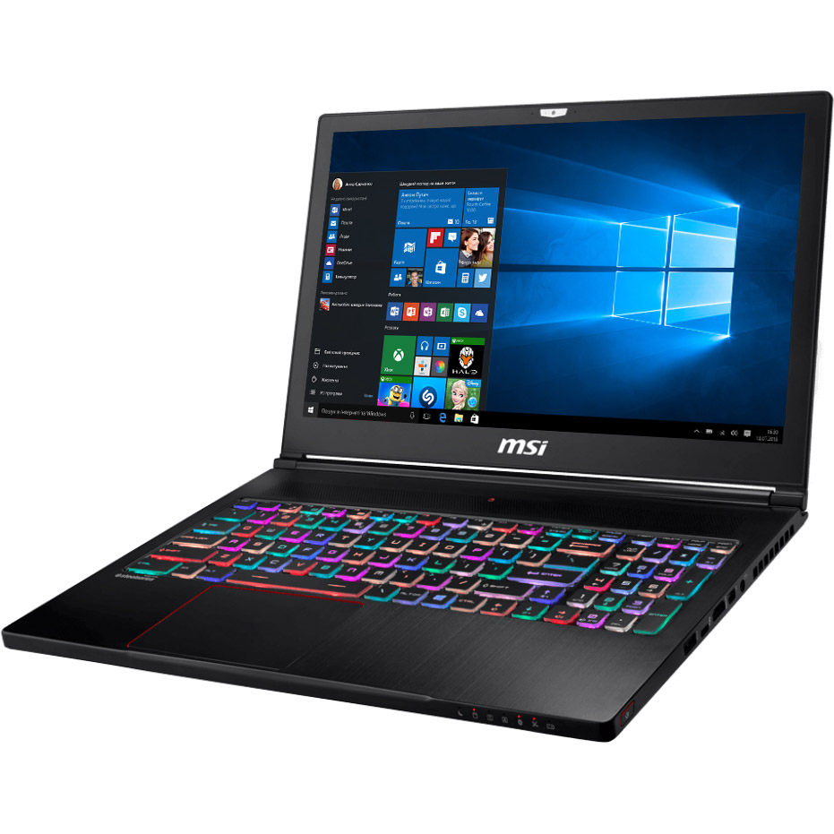 Ноутбук MSI GS63-8RE Black (GS638RE-061UA) Діагональ дисплея 15.6