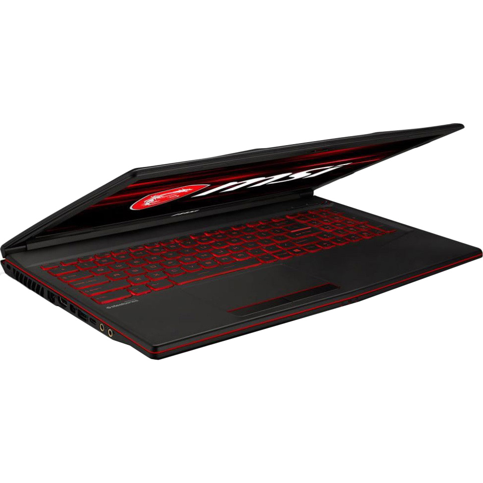 Зовнішній вигляд Ноутбук MSI GL63-8SE Black (GL638SE-654XUA)