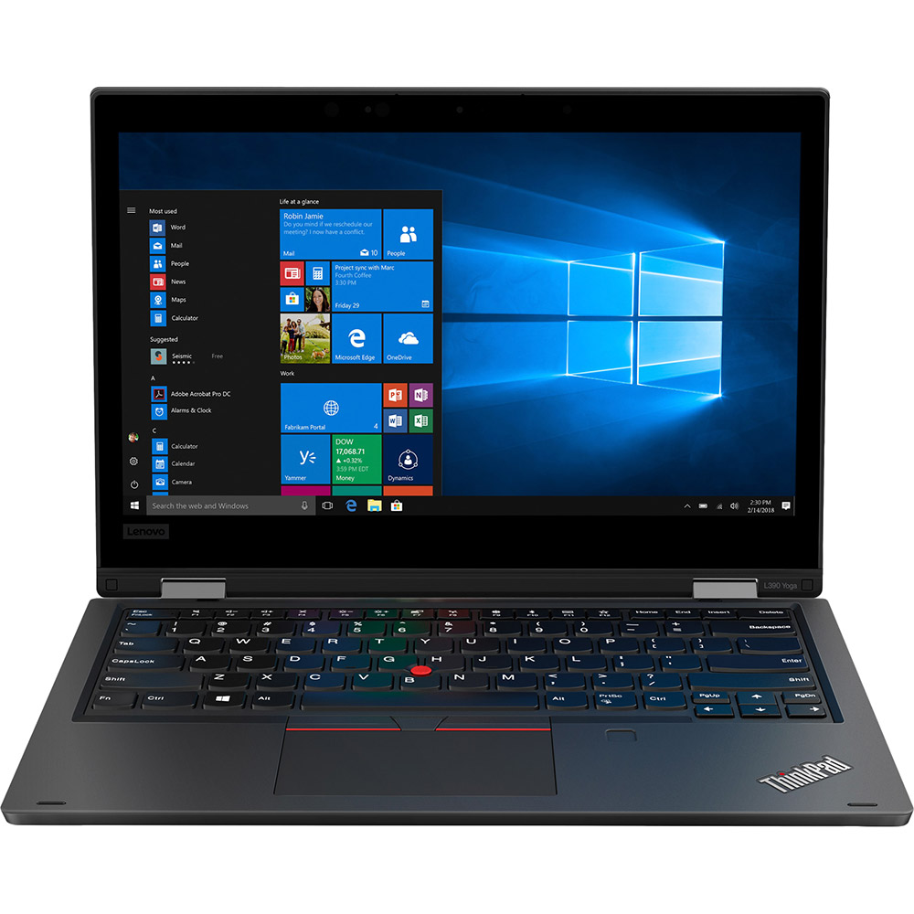 Ноутбук LENOVO ThinkPad L390 Yoga Black (20NT001MRT)