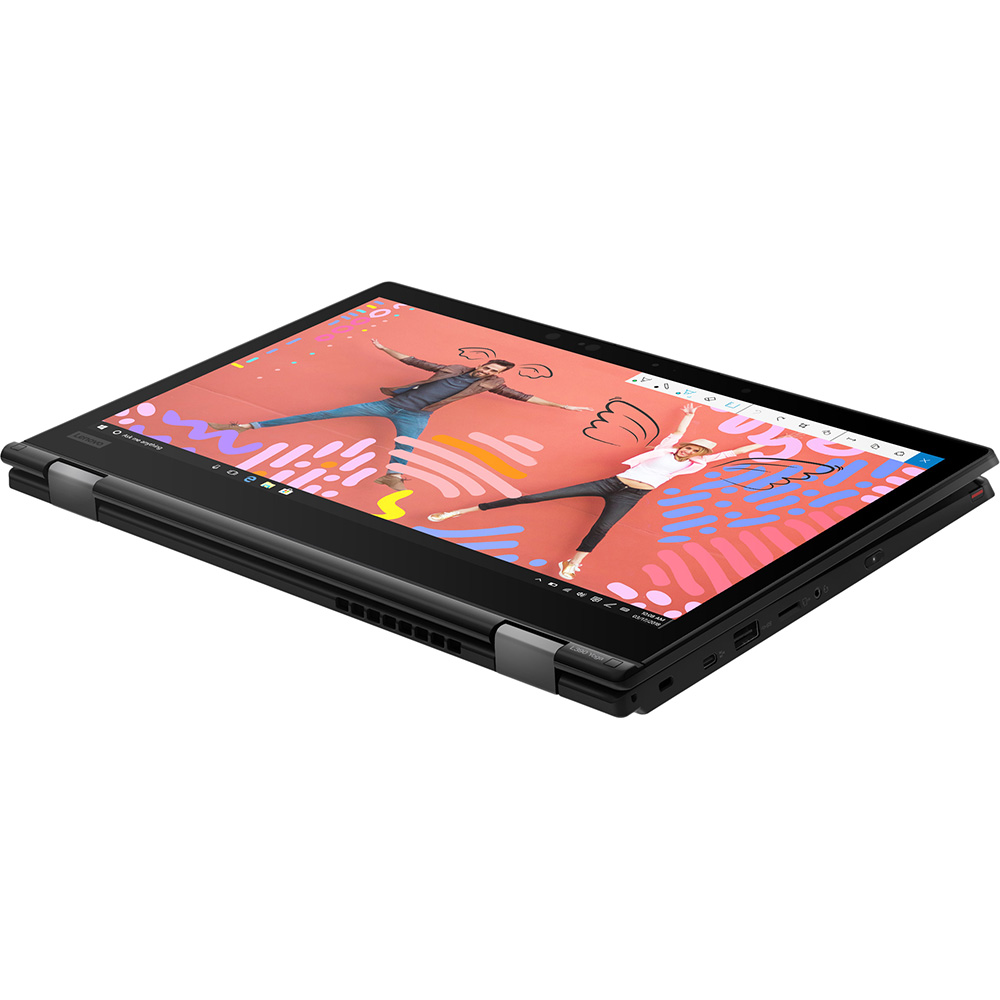 Ноутбук LENOVO ThinkPad L390 Yoga Black (20NT001MRT) Тип матрицы IPS