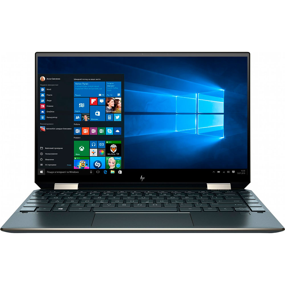 Ноутбук HP Spectre x360 Convertible 13-aw0015ur Poseidon Blue (8XP49EA)