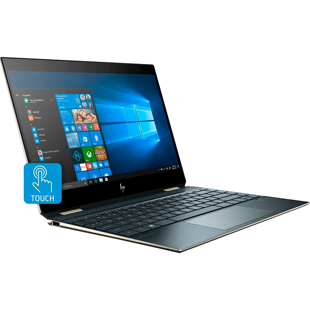 Зовнішній вигляд Ноутбук HP Spectre x360 Convertible 13-aw0015ur Poseidon Blue (8XP49EA)