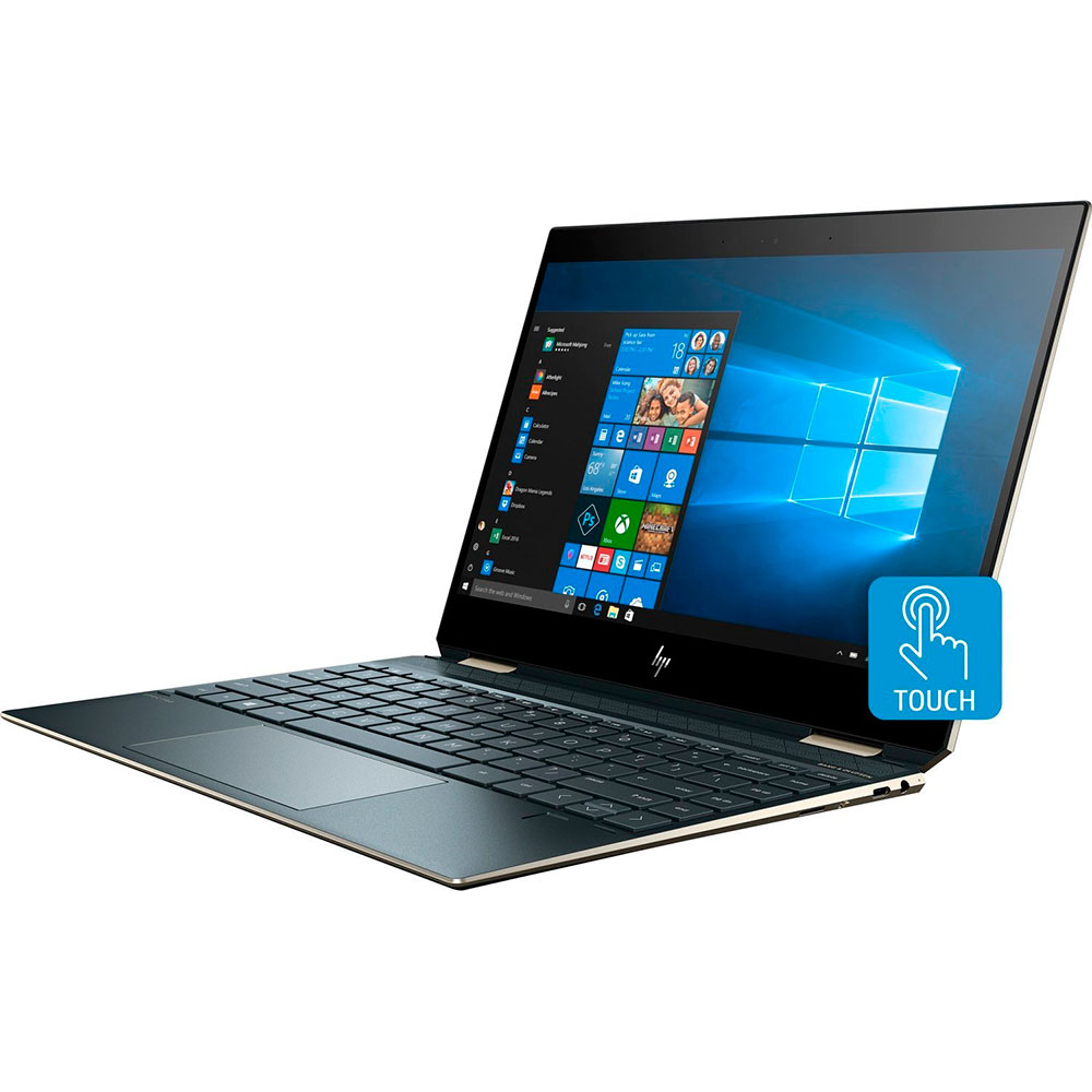 Фото Ноутбук HP Spectre x360 Convertible 13-aw0015ur Poseidon Blue (8XP49EA)