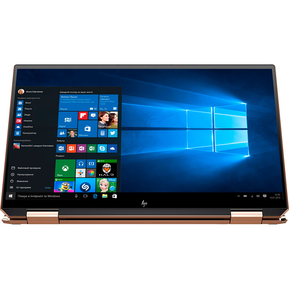 Ноутбук HP Spectre x360 Convertible 13-aw0017ur Nightfall Black (9MN99EA) Діагональ дисплея 13.3