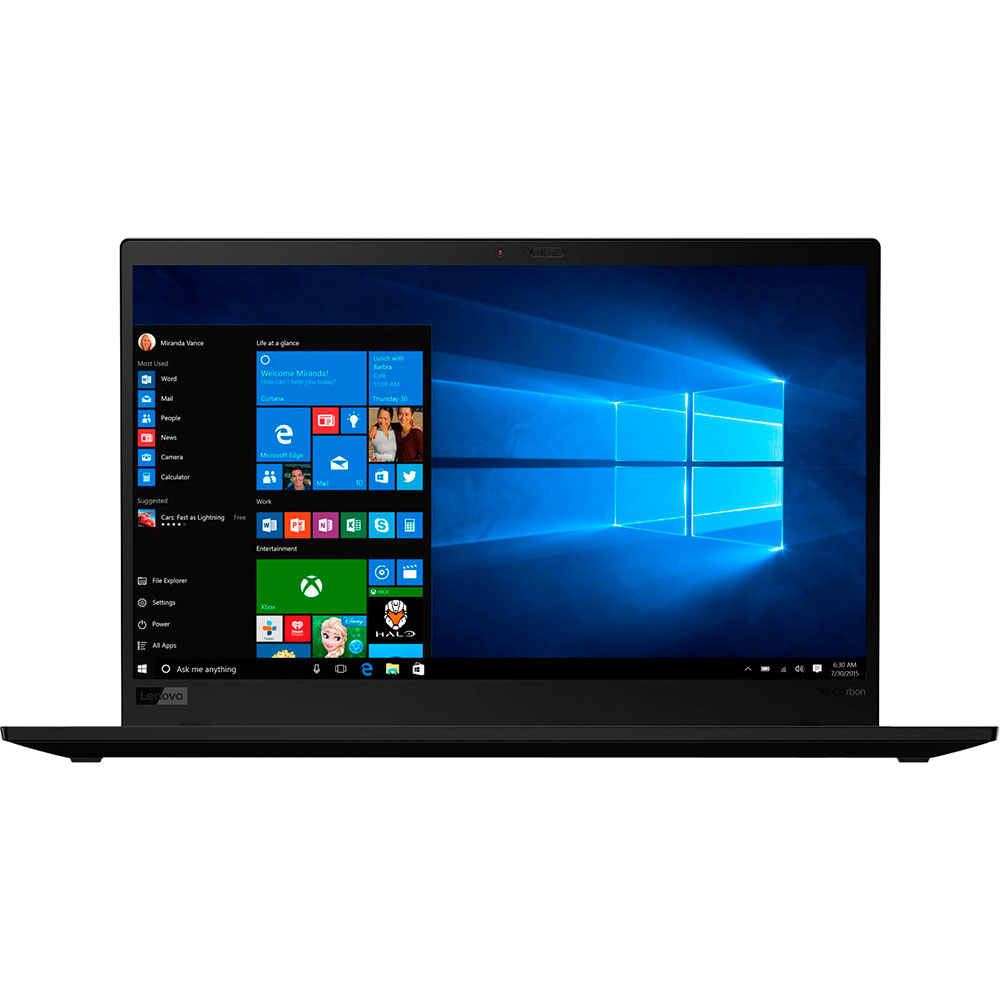 Ноутбук LENOVO ThinkPad X1 Carbon 7th Gen Black (20QD002YRT)