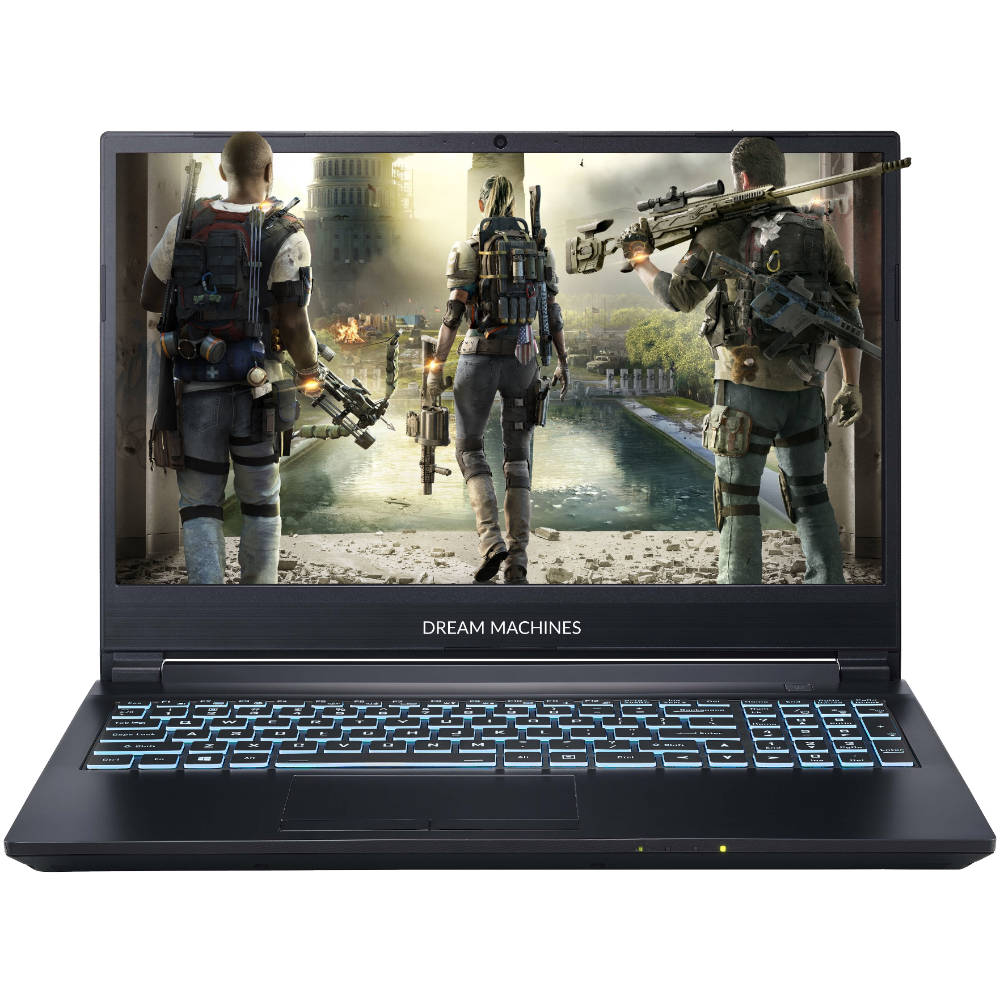 Ноутбук DREAM MACHINES G1660Ti-15 Black (G1660TI-15UA23)