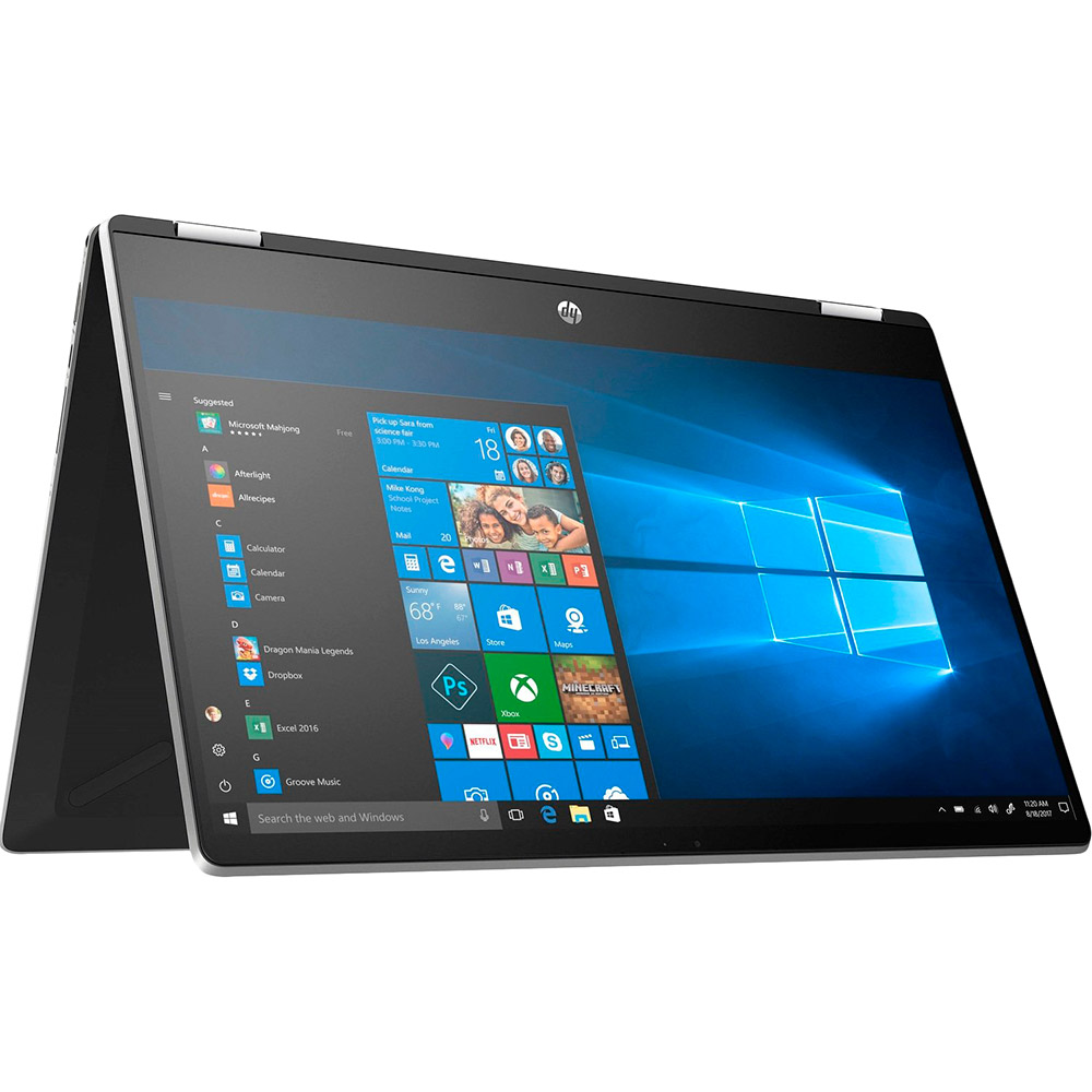 Зовнішній вигляд Ноутбук HP Pavilion x360 15-dq1002ur Silver (9PU47EA)