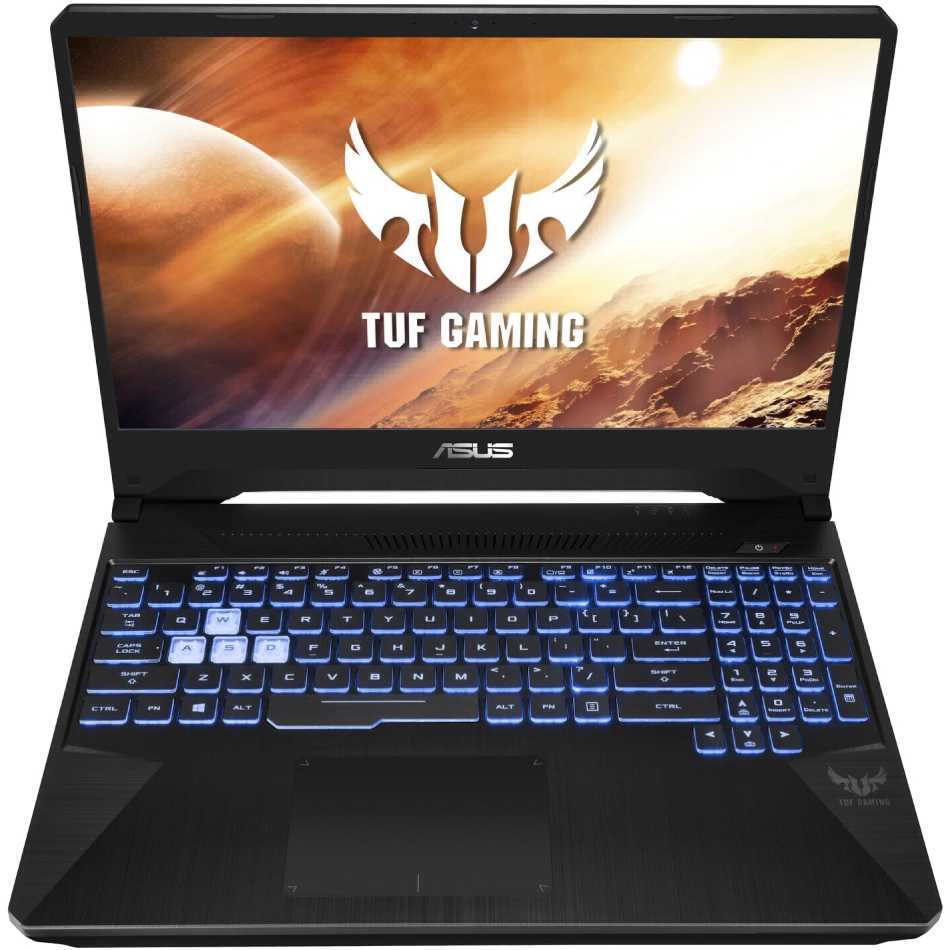 Внешний вид Ноутбук ASUS TUF FX505DT-BQ143 Stealth Black (90NR02D2-M10450)