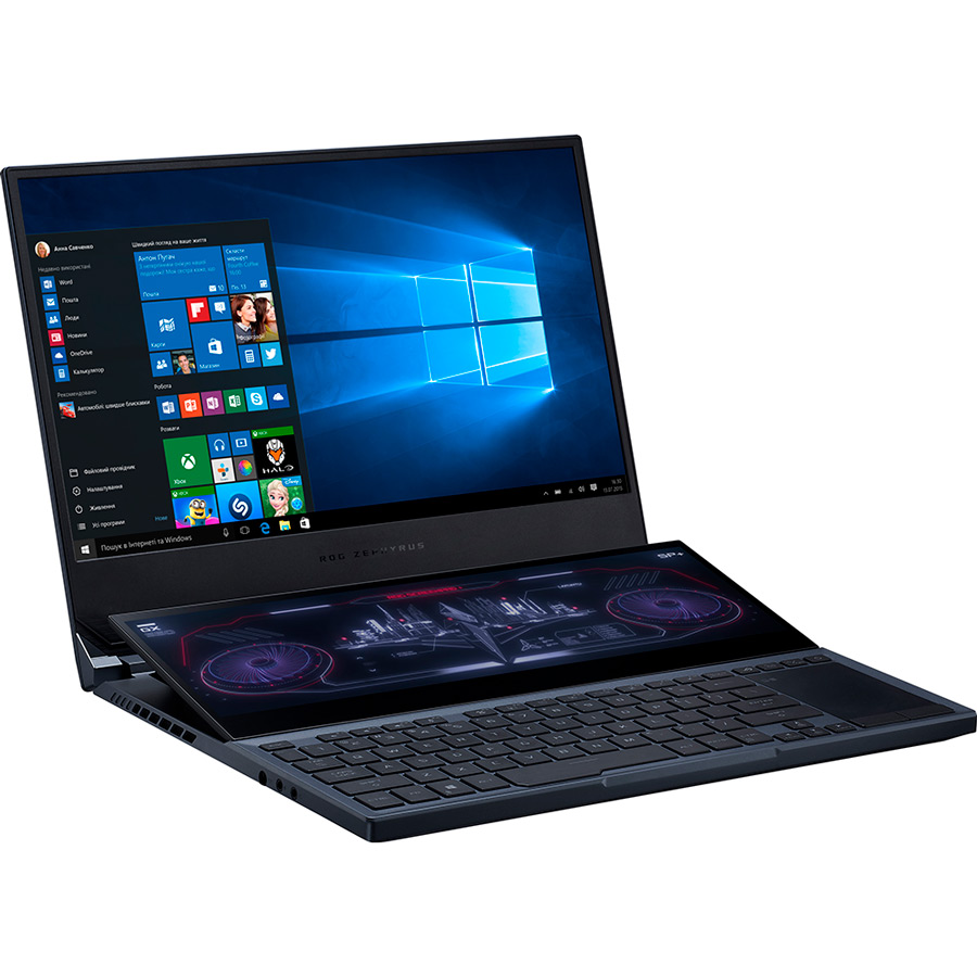 Ноутбук Asus ROG Zephyrus Duo 15 GX550LWS-HF101T Gunmetal Gray (90NR02Y1-M01860) Разрешение дисплея 1920 x 1080