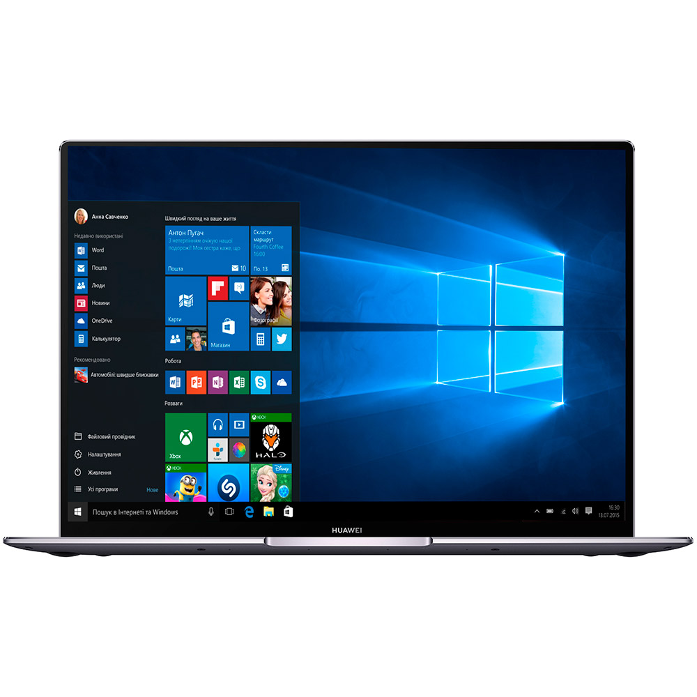 Ноутбук HUAWEI Matebook X Pro 2020 Space Gray (MachC-WAE9B) (53010VUK) Диагональ дисплея 13.9