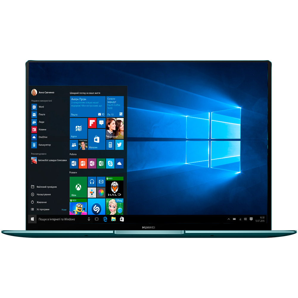 Ноутбук HUAWEI Matebook X Pro 2020 Emerald Green (MachC-WAE9B) (53010VUL) Диагональ дисплея 13.9