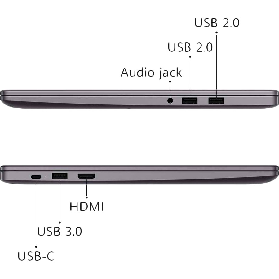 Ноутбук HUAWEI Matebook D15 Space Gray (BohrK-WAQ9BR) (53010TSY) Роздільна здатність дисплея 1920 x 1080