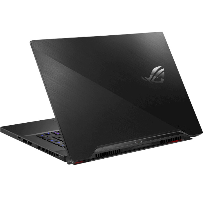 Зовнішній вигляд Ноутбук ASUS ROG Zephyrus GX502LWS-HF088T Brushed Black (90NR02U1-M01560)