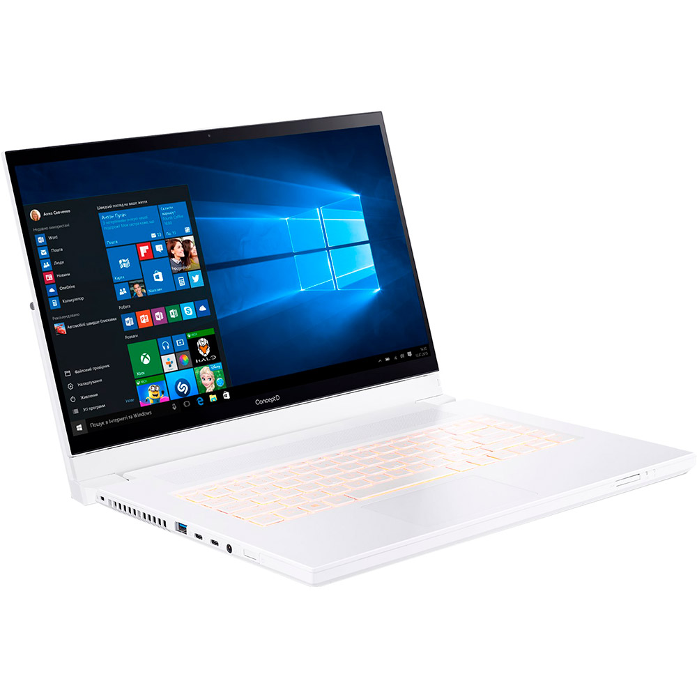 Ноутбук ACER ConceptD 7 Ezel Pro CC715-71P White (NX.C5DEU.008) Діагональ дисплея 15.6