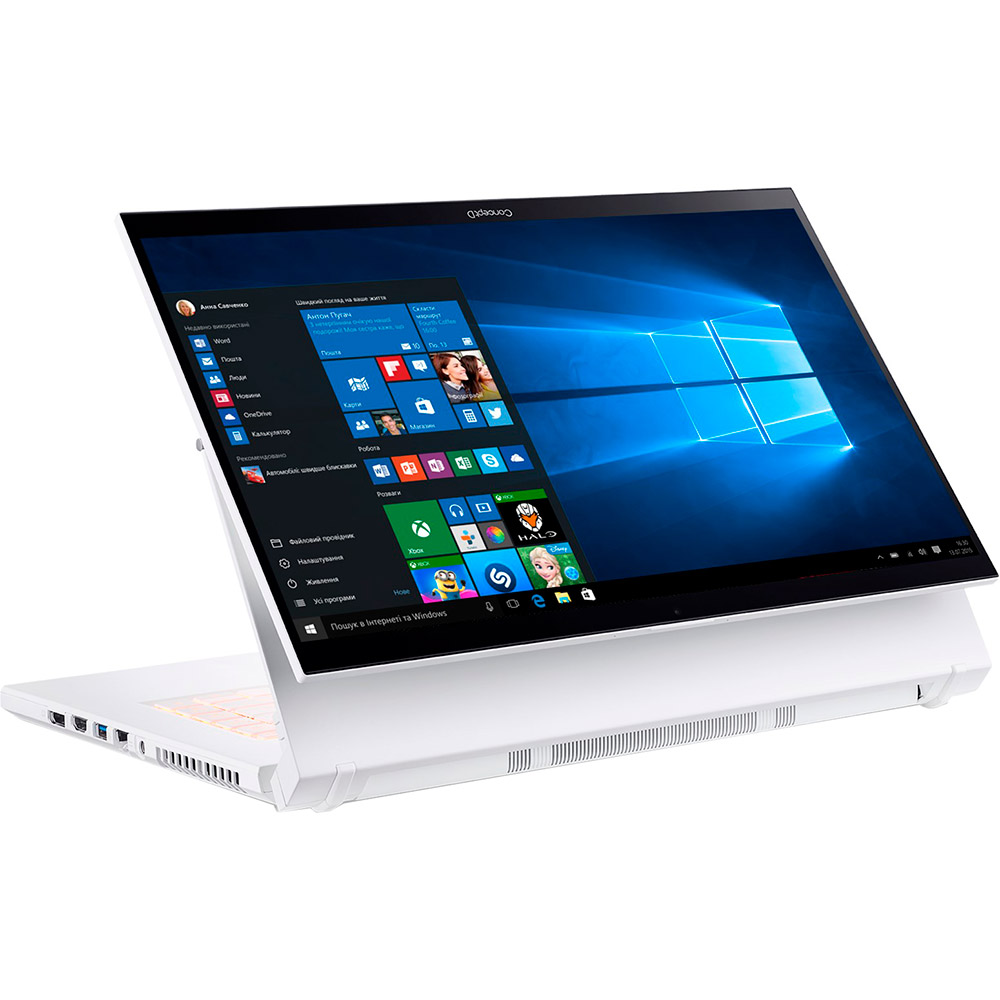 Зовнішній вигляд Ноутбук ACER ConceptD 7 Ezel Pro CC715-71P White (NX.C5DEU.008)