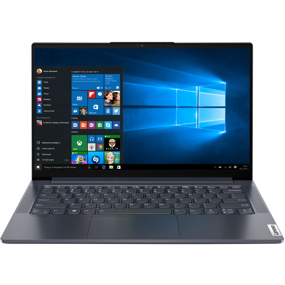 Ноутбук LENOVO Yoga Slim7 14IIL05 Slate Grey (82A100HLRA)