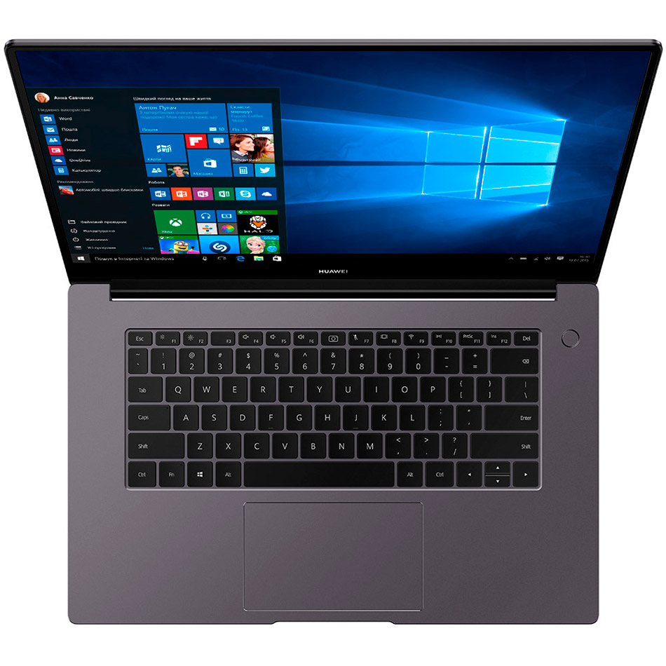 Ноутбук HUAWEI MATEBOOK D15 Space Gray (53010XJB) Діагональ дисплея 15.6