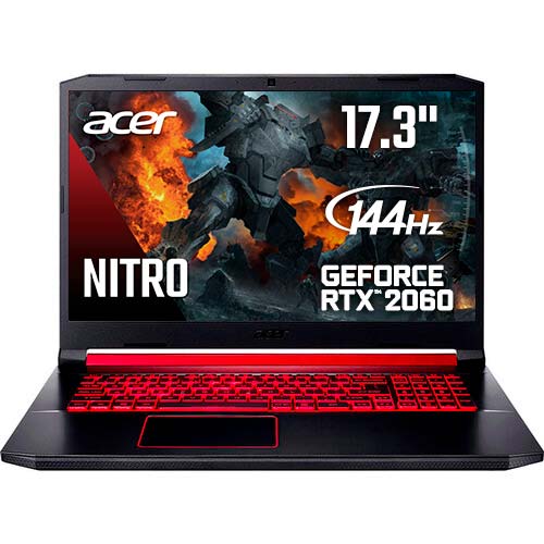 

Ноутбук ACER Nitro 5 AN517-51-759P Obsidian Black (NH.Q9BEU.00H), Nitro 5 AN517-51-759P (NH.Q9BEU.00H)