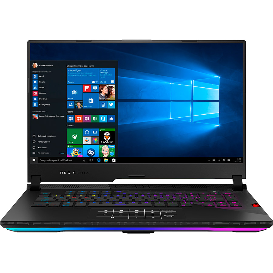 Ноутбук ASUS ROG Strix SCAR 15 G533QR-HQ100T Black (90NR05K1-M02140) Діагональ дисплея 15.6