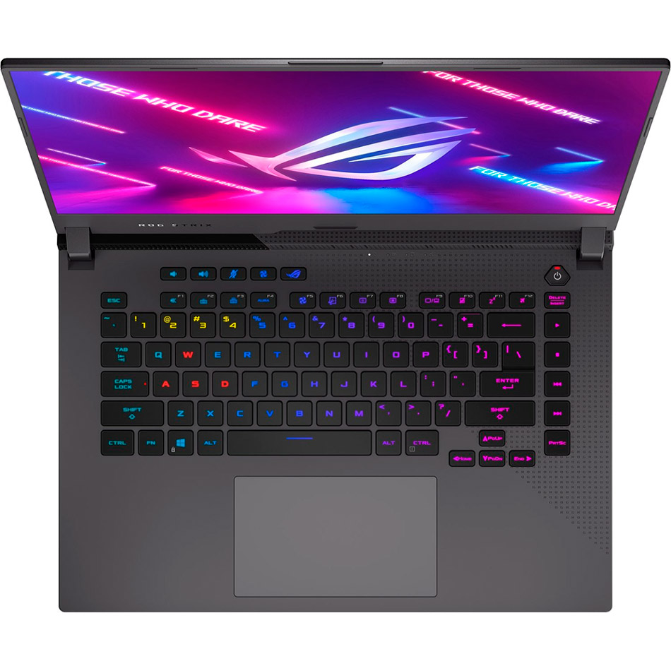 Зовнішній вигляд Ноутбук ASUS ROG Strix G15 G513QR-HF012 Eclipse Gray (90NR0562-M00620)