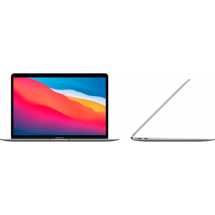 Ноутбук APPLE MacBook Air M1 2020 13" 256GB A2337 Space Gray (Z1240004P) Тип матрицы IPS