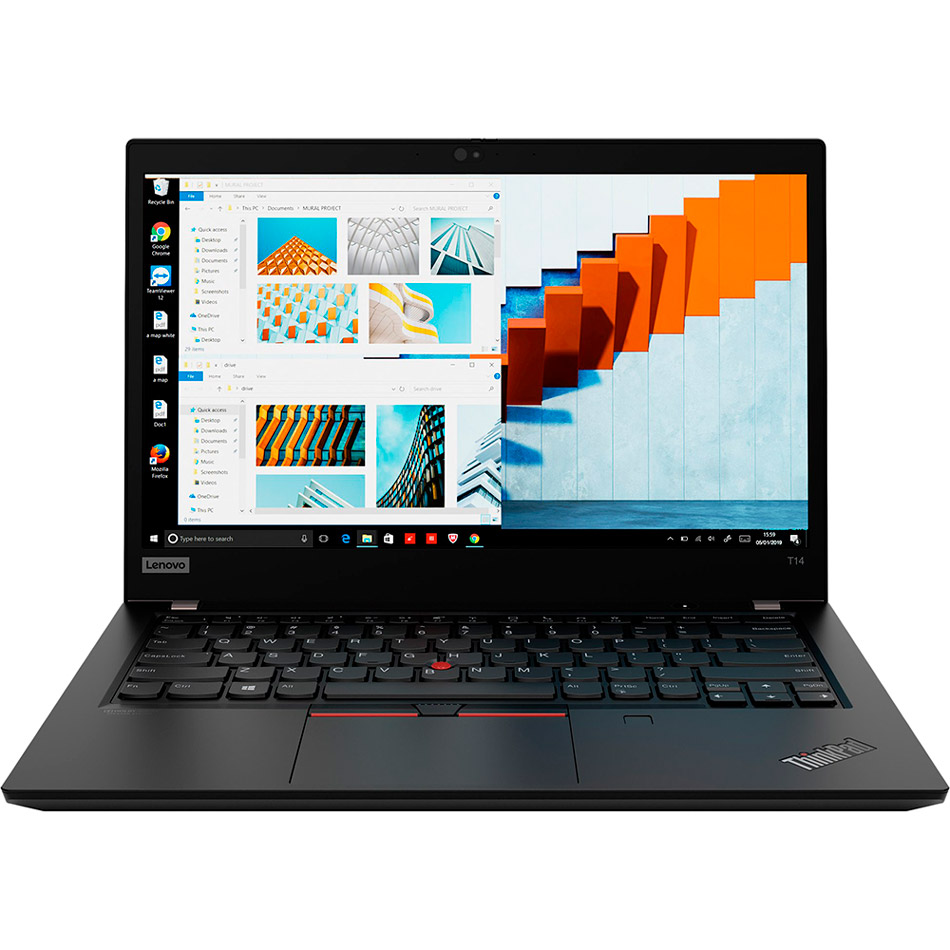 Ноутбук LENOVO ThinkPad T14 Black (20W0004QRA) Діагональ дисплея 14