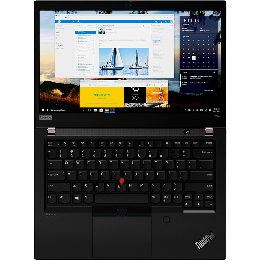 В Україні Ноутбук LENOVO ThinkPad T14 Black (20W0004QRA)