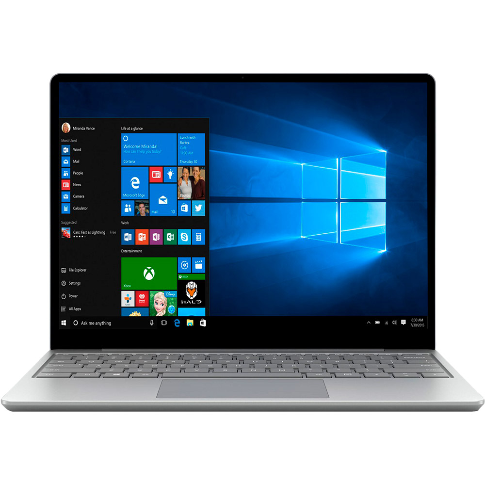 Ноутбук MICROSOFT Surface Laptop GO 12.5" Silver (THH-00046) - в