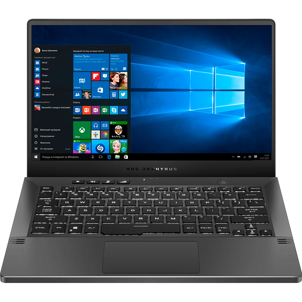 

Ноутбук Asus ROG Zephyrus G14 GA401QE-HZ119T Eclipse Gray (90NR05R6-M02240), ROG Zephyrus G14 GA401QE-HZ119T (90NR05R6-M02240)
