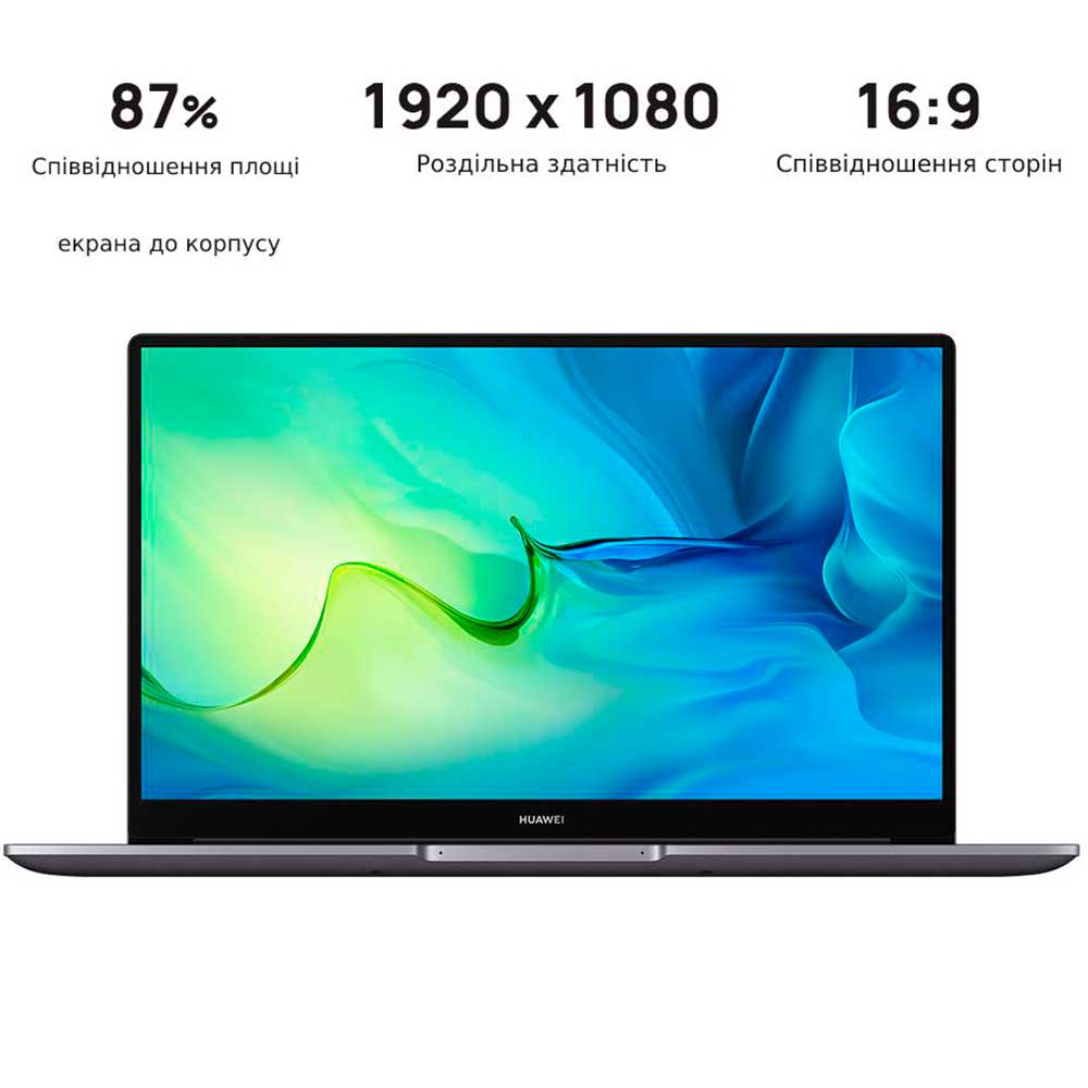 В Україні Ноутбук HUAWEI MateBook D15 Space Grey (53011QQC)