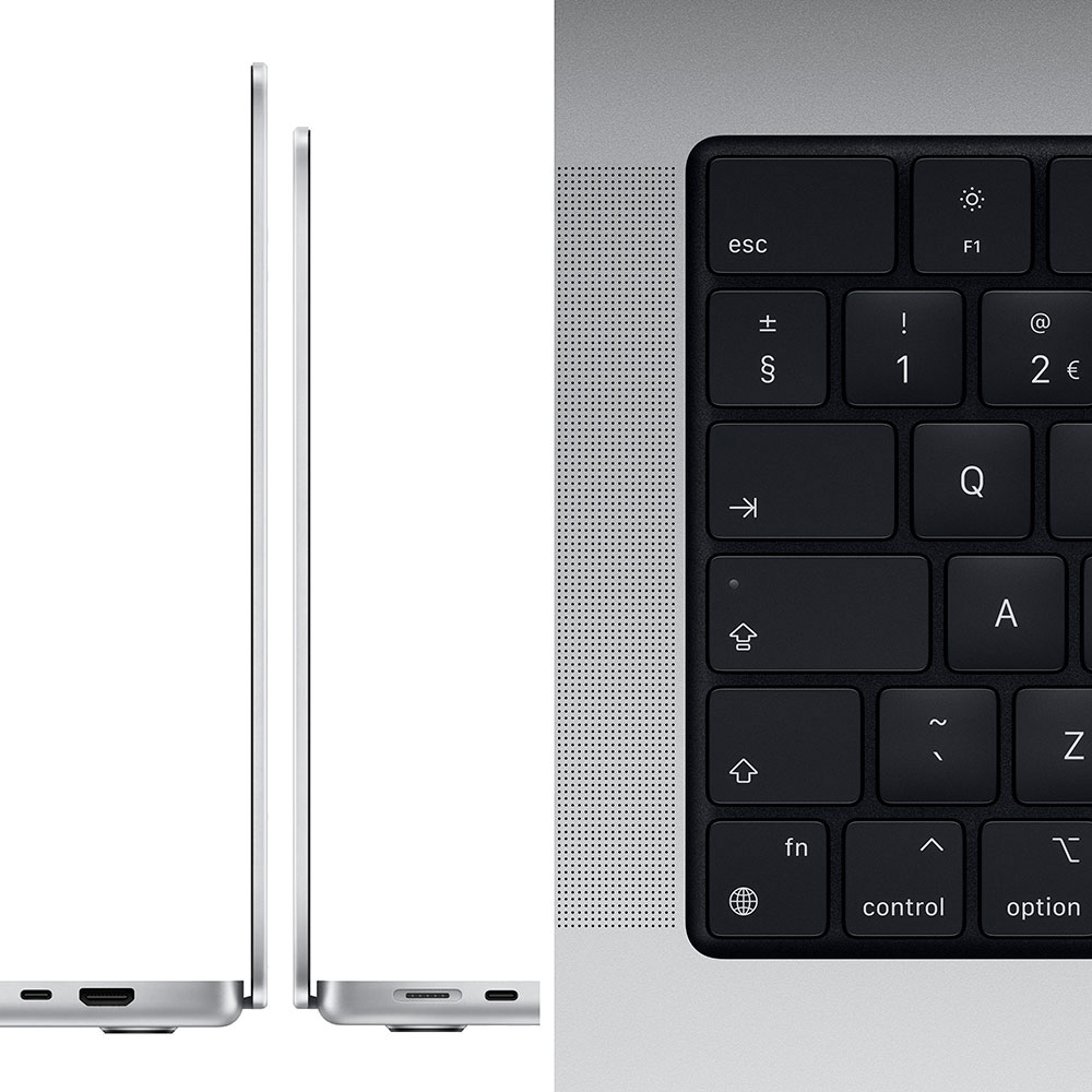 Ноутбук APPLE MacBook Pro M1 Pro 14' 512GB Silver 2021 (MKGR3UA/A) Объем ОЗУ 16 Гб
