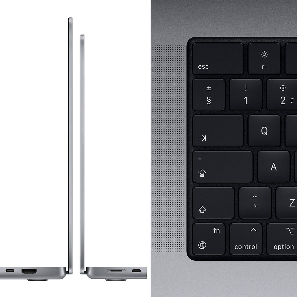 Ноутбук APPLE MacBook Pro M1 Pro 16' 512GB Grey 2021 (MK183UA/A) Тип матрицы IPS