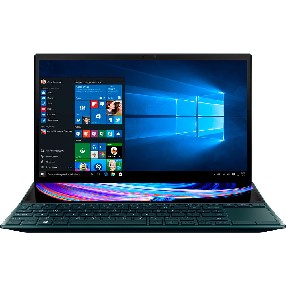 

Ноутбук Asus ZenBook Duo 14 UX482EG-HY032T Celestial Blue (90NB0S51-M00390), ZenBook Duo UX482EG-HY032T (90NB0S51-M00390)