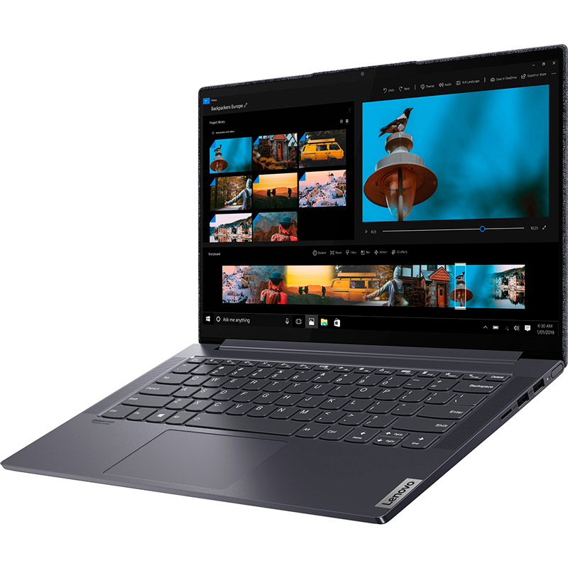 Зображення Ноутбук LENOVO Yoga Slim 7 14ITL05 Slate Grey (82A300KRRA)