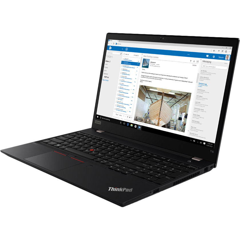 Ноутбук Lenovo ThinkPad T15 Gen 2 Black (20W4008TRA) Діагональ дисплея 15.6