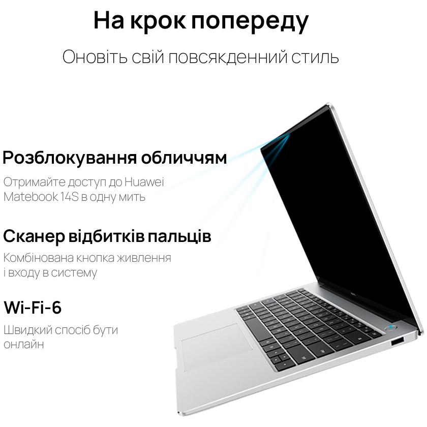 В интернет магазине Ноутбук Huawei MateBook 14s Space Gray (53012LVG)