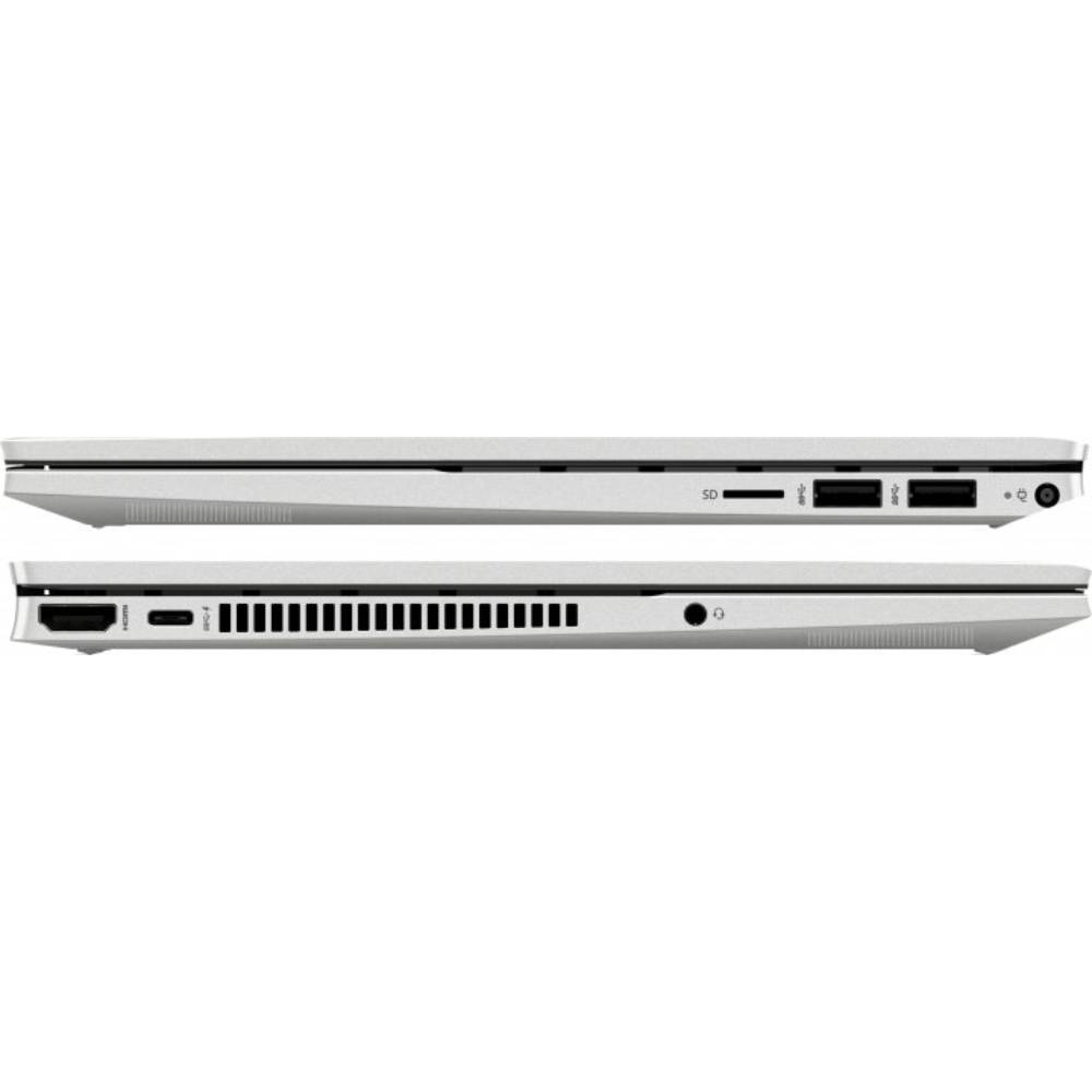 Зовнішній вигляд Ноутбук HP Pavilion x360 Convertible 14-dy0023ua Silver (464H6EA)