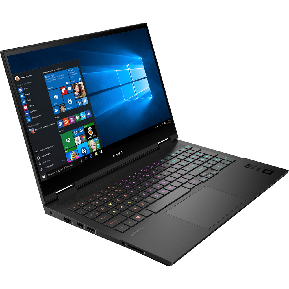 Ноутбук HP Omen 15-ek1005ua Black (422M1EA) Діагональ дисплея 15.6