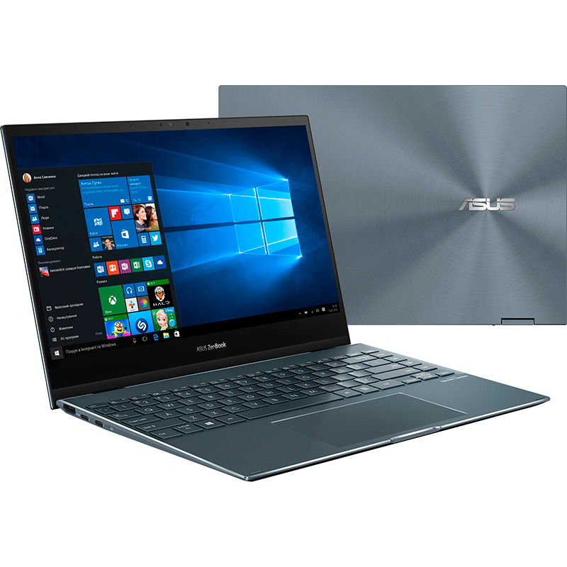 Фото Ноутбук ASUS Zenbook Flip 13 UX363JA-EM187T Pine Grey (90NB0QT1-M000C0)