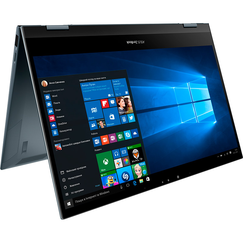 Ноутбук ASUS Zenbook Flip 13 UX363JA-EM187T Pine Grey (90NB0QT1-M000C0) Диагональ дисплея 13.3