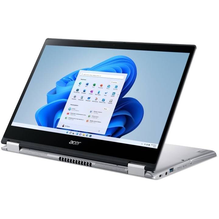 Зображення Ноутбук ACER Spin 3 SP314-54N-57HD Silver (NX.HQ7EU.00Q)