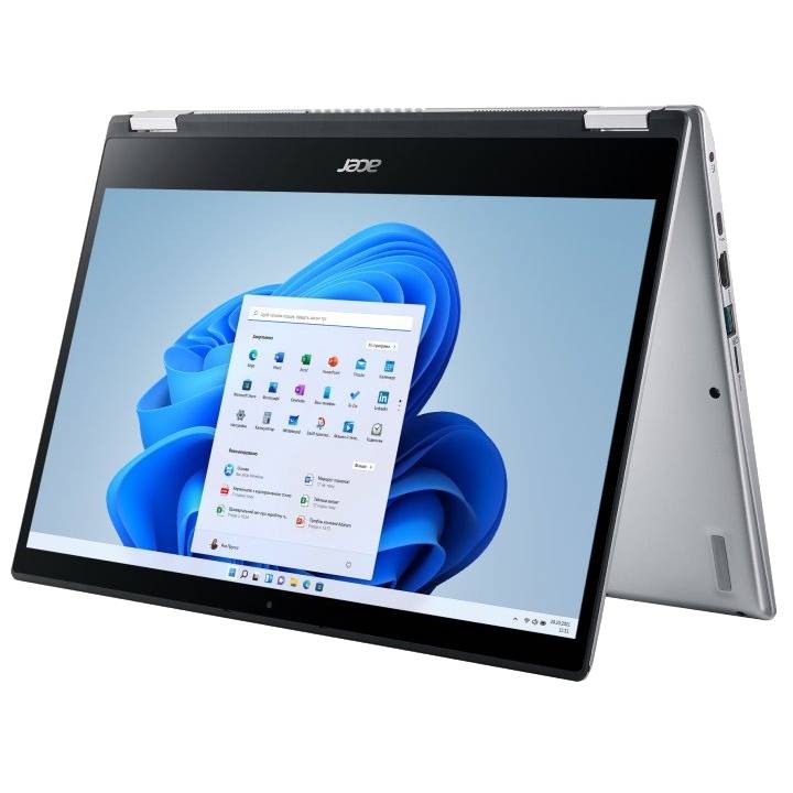 Зовнішній вигляд Ноутбук ACER Spin 3 SP314-54N-57HD Silver (NX.HQ7EU.00Q)