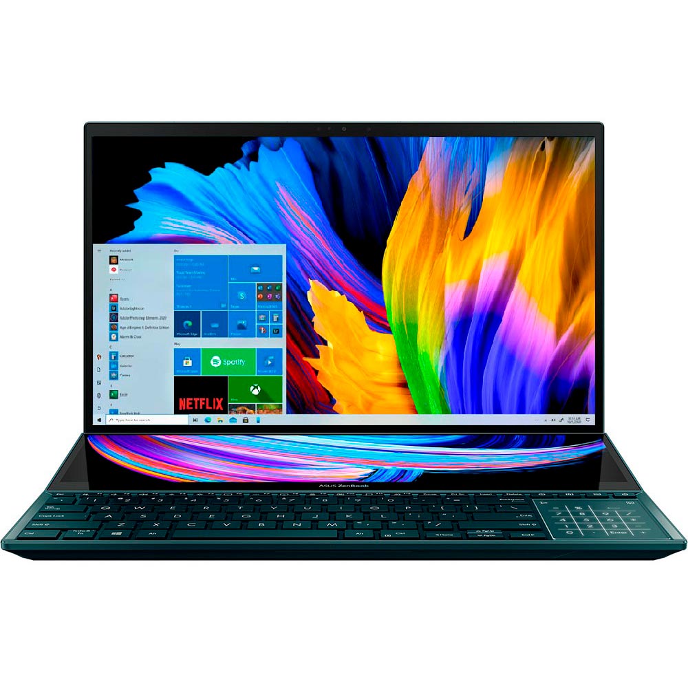

Ноутбук ASUS ZenBook Pro Duo 15 OLED UX582HS-H2902X Celestial Blue (90NB0V21-M00920), ZenBook Pro Duo UX582HS-H2902X (90NB0V21-M00920)