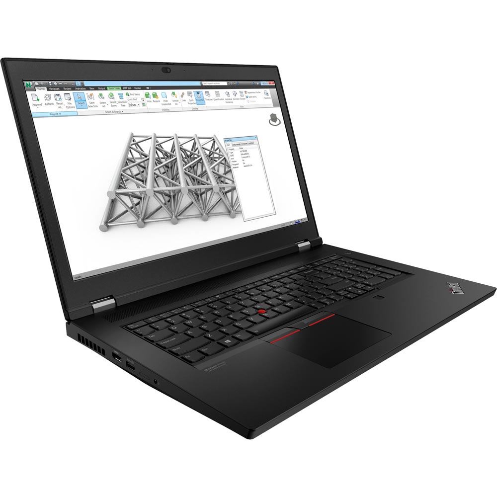 Ноутбук Lenovo ThinkPad P17 Gen 2 Black (20YU000GRA) Диагональ дисплея 17.3